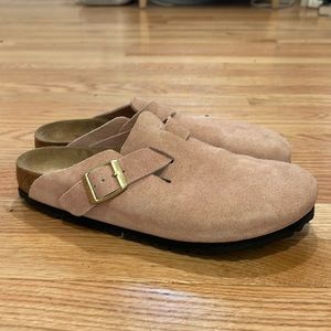 Birkenstock Boston Clogs, light pink rose, size 38